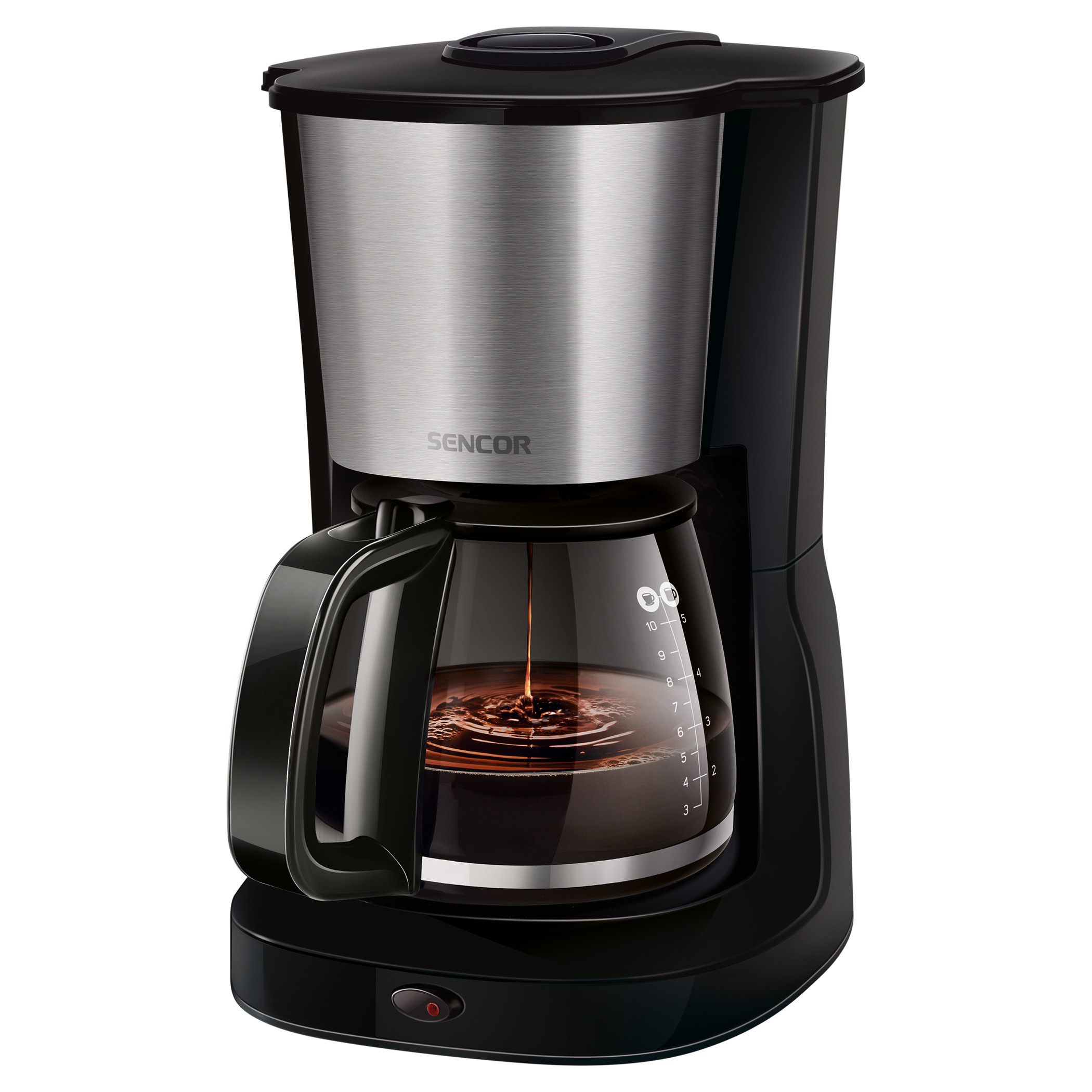 قهوه ساز 1000 واتی سنکور SENCOR COFFEE MAKER SCE3050SS